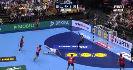 Čuveni hit srpskog pjevača se orio dvoranom na Evropskom rukometnom prvenstvu